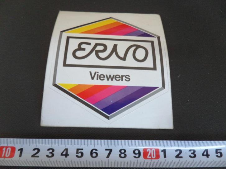 sticker ERNO Viewers  logo, Verzamelen, Stickers, Zo goed als nieuw, Bedrijf of Vereniging, Ophalen