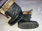 Warme snowboeds  laarzen maat 39, Kleding | Dames, Schoenen, Verzenden, Zo goed als nieuw, Zwart