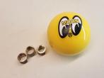 Mooneyes pookknop geel Moon pook Hotrod Ratfink VW kever, Ophalen of Verzenden, Nieuw