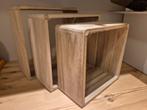 Kubus eiken set wandplank decoratie, Huis en Inrichting, Minder dan 50 cm, Ophalen of Verzenden, Zo goed als nieuw, Minder dan 50 cm