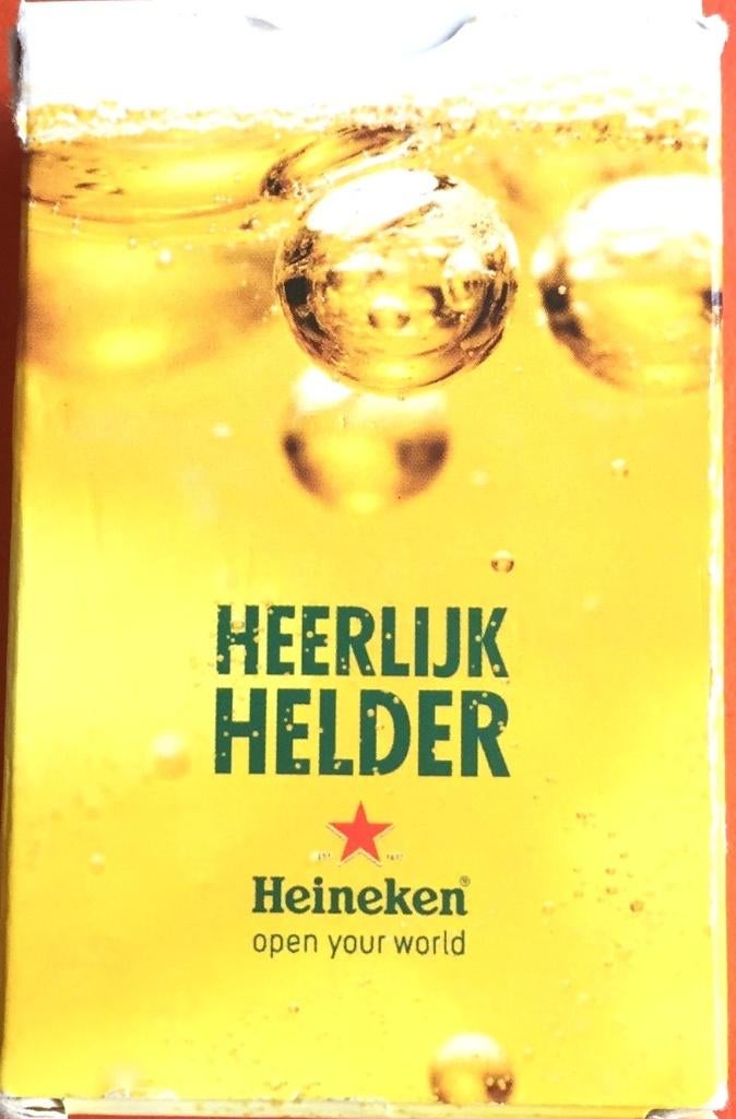 HEINEKEN - Heerlijk HELDER Speelkaarten -zgan, Verzamelen, Speelkaarten, Jokers en Kwartetten, Ophalen of Verzenden, Zo goed als nieuw