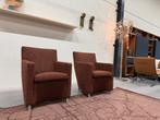 2 Nieuw Leolux Dolcinea Fauteuils Stof Design stoel, Huis en Inrichting, Leolux, Nieuw, 75 tot 100 cm, Ophalen of Verzenden