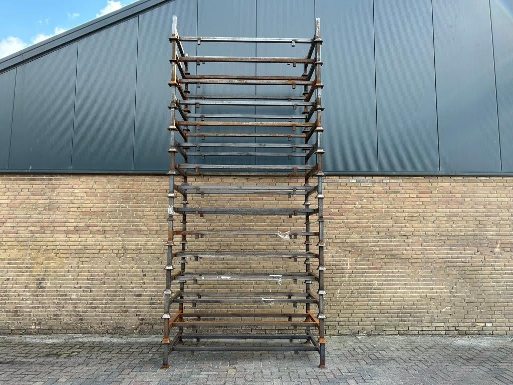 Stapelrek/stapelrekken/stapelbokken 190x104CM 20ST gebruikt, Doe-het-zelf en Verbouw, Overige Doe-het-zelf en Verbouw, Ophalen