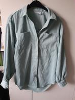 Blouse corduroy rib, mint groen, maat 36 (valt als 38), Kleding | Dames, Blouses en Tunieken, Ophalen of Verzenden, Maat 38/40 (M)