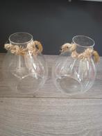 2 stuks terrarium glazen pot bijna gratis, Ophalen, Zo goed als nieuw, Overige materialen, Minder dan 25 cm