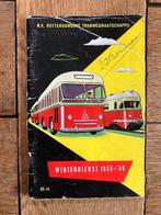 RTM Winterdienstregeling 1955 - '56, Verzamelen, Ophalen of Verzenden, Zo goed als nieuw, Trein, Boek of Tijdschrift