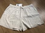 I say gy shorts zand-stripe linnen katoen korte broek m, Kleding | Dames, Maat 38/40 (M), Kort, Beige, Nieuw