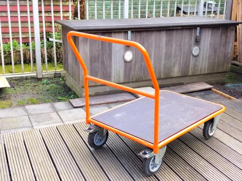 Stevige transportwagen, Doe-het-zelf en Verbouw, Transportwagens, Zo goed als nieuw, Transportkar, Ophalen