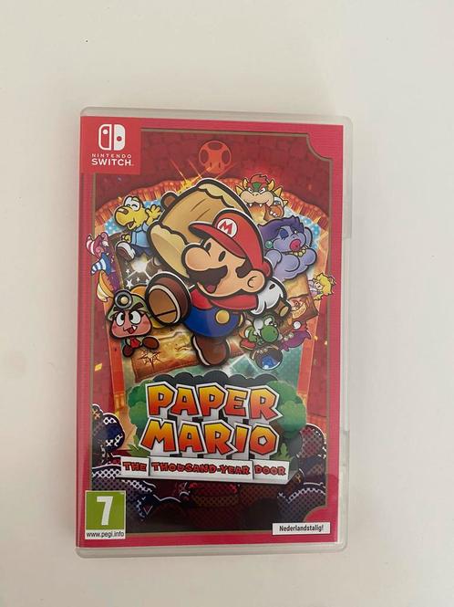 Paper Mario: The Thousand-Year Door, Nintendo Switch, Spelcomputers en Games, Games | Nintendo Switch, Zo goed als nieuw, Avontuur en Actie