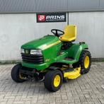 John deere X740 Diesel zitmaaier met bezem en schuif, Gebruikt, 120 cm of meer, Mulchfunctie, Ophalen