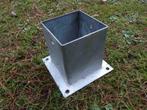 paalhouder vlak 12x12cm. nieuw en ongebruikt. Voor carport e, Ophalen of Verzenden, Nieuw, Overige typen