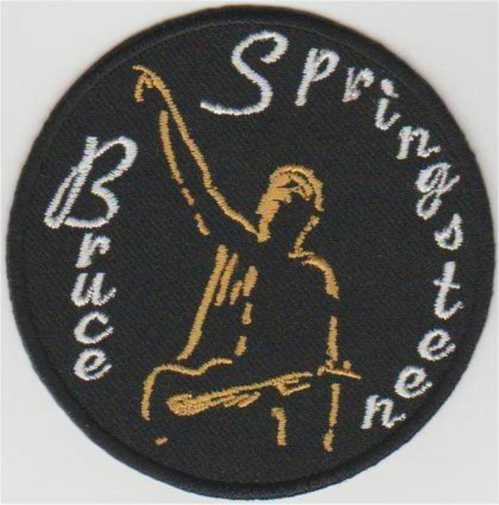 Bruce Springsteen stoffen opstrijk patch embleem, Verzamelen, Muziek, Artiesten en Beroemdheden, Nieuw, Kleding, Ophalen of Verzenden