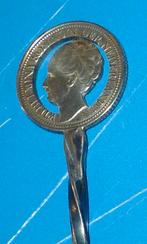 Lijdzaam verzet WOII Zilveren theelepel Wilhelmina, Ophalen of Verzenden, Overige soorten, Nederland, Overige typen