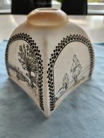 Oude gave melkglazen lampenkap, Antiek en Kunst, Antiek | Lampen, Ophalen of Verzenden