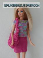 Naaipatroon barbiekleertjes - spijkerrokje, Ophalen, Nieuw, Barbie