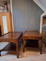 2x Engelse mahonie bijzettafels ( Bevan Funnell), Gebruikt, Late Georgian Style, 55 tot 75 cm, Rechthoekig