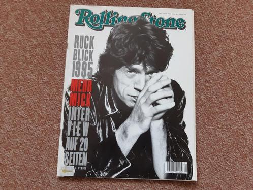 Muzielblad Rolling Stone 1996 Mick Jagger U2 The Edge, Verzamelen, Muziek, Artiesten en Beroemdheden, Gebruikt, Boek, Tijdschrift of Artikel
