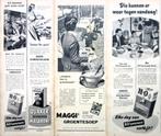 15 vintage advertenties reclames eten 1954, Verzamelen, Verzenden, Gebruikt, Overige typen