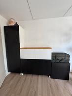 Bovenplaat IKEA Besta eikenfineer 120x42, Ophalen, 50 tot 100 cm, Zo goed als nieuw, Minder dan 100 cm
