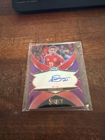Yeremy Pino Autograph Voetbal Kaart - Nieuw! beschikbaar voor biedingen