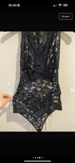 Zwarte kanten body Intimissimi - Maat S, Ophalen of Verzenden, Zwart, Body of Korset