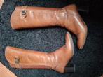 Te koop aangeboden leren laarzen., Kleding | Dames, Schoenen, Ophalen of Verzenden
