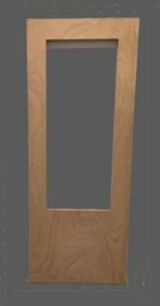 Okoume Deurplaat Alustabiel Afmeting:81x210 cm, Doe-het-zelf en Verbouw, Deuren en Horren, Ophalen, 120 cm of meer, Nieuw, Buitendeur