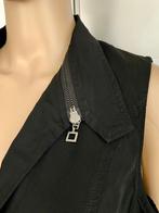 H146 Sarah Pacini maat 2=38=M mouwloos vest gilet giletje, Maat 38/40 (M), Sarah Pacini, Zwart, Ophalen of Verzenden