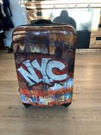 Keurige reiskoffer op wieltjes - 60x40 cm, Hard kunststof, Zo goed als nieuw, 35 tot 45 cm, Uitschuifbare handgreep