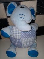 KSD blauwe olifanten knuffel, Ophalen of Verzenden, Zo goed als nieuw, Olifant