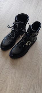 Biker boots maat 40, Ophalen of Verzenden, Zo goed als nieuw, Zwart