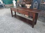 Grote robuuste sidetable, haltafel, wandconsole, Ophalen, Zo goed als nieuw, 25 tot 50 cm, Rechthoekig