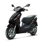 MOOIE PIAGGIO FLY 4-TAKT 50cc ZWART, WEINIG KMs!, Fietsen en Brommers, Ophalen, Zo goed als nieuw, Fly, Benzine