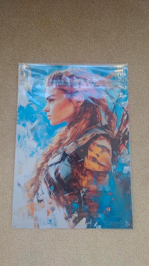 Horizon Zero Dawn Concept V3 Limited Edition 3/5 Artwork, Antiek en Kunst, Kunst | Schilderijen | Abstract, Ophalen of Verzenden