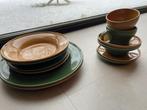 50-delig servies groen & geel (IKEA Trivsam), Ophalen, Gebruikt, Keramiek, Effen