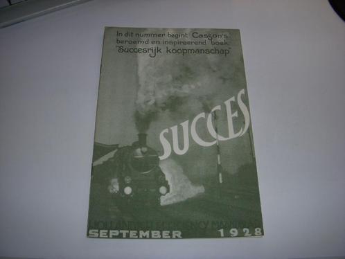 Tijdschrift SUCCES Hollandsch Efficiency maandblad 1928, Boeken, Tijdschriften en Kranten, Gelezen, Overige typen, Ophalen of Verzenden