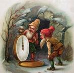 KABOUTERS - HERZLICHE NEUJAHRSGRÜSSE, Verzamelen, Ansichtkaarten | Themakaarten, Verzenden, 1920 tot 1940, Gelopen, Feest(dag)