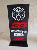 Bortje world champion 2021 afmeting 10×20 cm, Verzenden, Nieuw, Formule 1