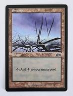 Swamp V.1 Urza's Saga MTG Near Mint, Ophalen of Verzenden, Zo goed als nieuw, Losse kaart