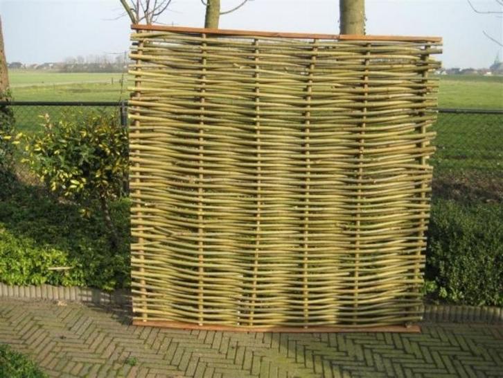 Wilgenscherm de Luxe in verschillende maten leverbaar!!, Tuin en Terras, Tuinschermen, Nieuw, Hout, 150 tot 200 cm, 200 cm of meer
