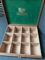 Vintage Pickwick Theedoos, Ophalen of Verzenden, Gebruikt, Overige houtsoorten, Minder dan 50 cm