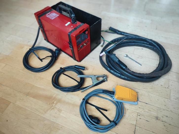 Röwac Röwig 140 HF-P TIG DC MMA Lasapparaat 140 Ampère, Doe-het-zelf en Verbouw, Gereedschap | Lasapparaten, Gebruikt, Tig, Minder dan 150 ampère