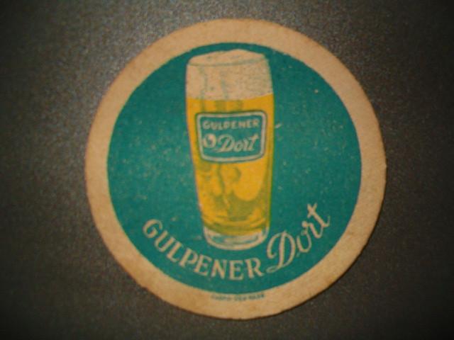 *Gulpener 4 : Vooroorlogs : R/V : 90 mm, 2 mm dik, Ophalen of Verzenden, Gebruikt, Viltje(s), Overige merken