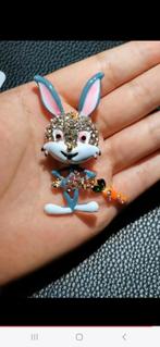 Broche konijn, Sieraden, Tassen en Uiterlijk, Broches, Ophalen, Nieuw, Overige materialen