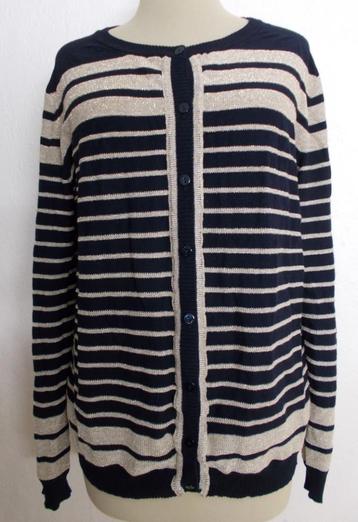 Mooi donkerblauw/gouden vest van Twinset (Milano) XL beschikbaar voor biedingen