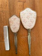 Antiek haarset, kam, borstel en spiegel, Ophalen, Rechthoekig, Minder dan 50 cm
