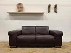 2 Natuzzi Bank bruin leer Design Bankstel Amadeus Fauteuil