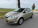 Opel Corsa 1.2-16V Enjoy Airco 70-GJB-2, Auto's, Opel, Voorwielaandrijving, 450 kg, Gebruikt, Beige