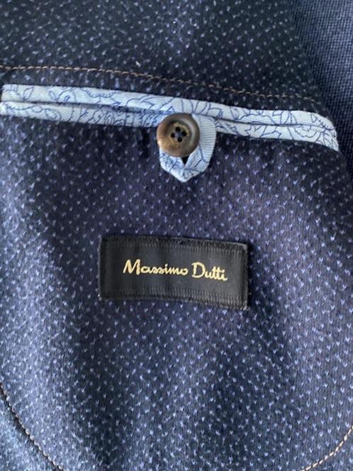 Colbert / jasje Massimo Dutti, Kleding | Heren, Kostuums en Colberts, Gedragen, Maat 52/54 (L), Blauw, Ophalen of Verzenden
