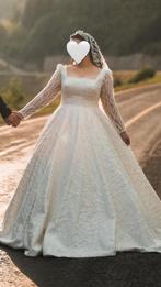 Trouwjurk grote maat/plus size., Kleding | Dames, Trouwkleding en Trouwaccessoires, Ophalen of Verzenden, Zo goed als nieuw, Wit